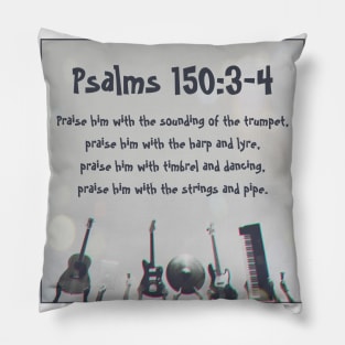 Psalms 150:3-4 Pillow