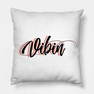 Pink 'vibin' Pillow