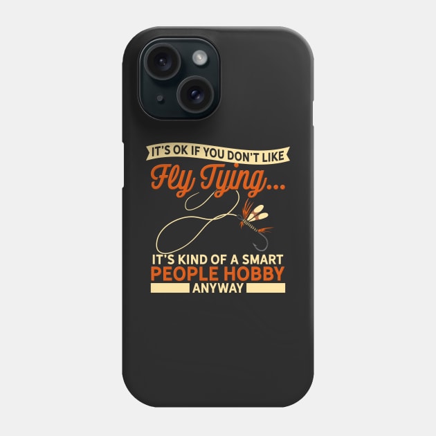 FLY FISHING: Fly Tying Gift Phone Case by woormle