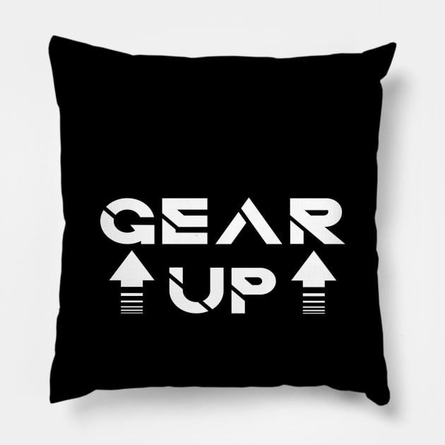 Gear up Pillow by STRANGER