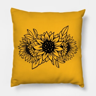 Bask in the Warmth of Summer with Our Sunflower Pillow