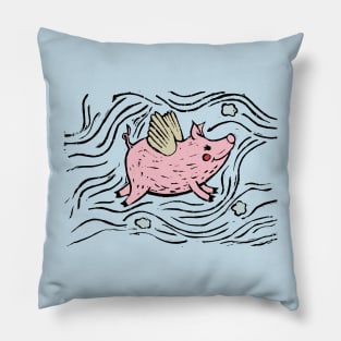 Flying Pig Pillow