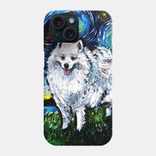 American Eskimo Night Phone Case