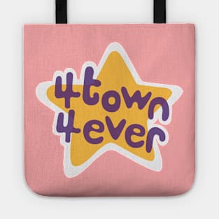 4*TOWN sticker from music video Tote