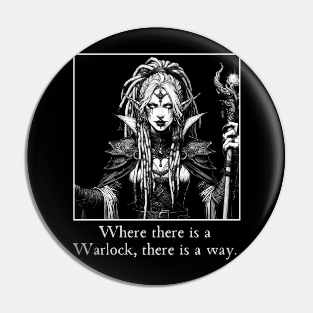 Warlock Pin by OddlyNoir