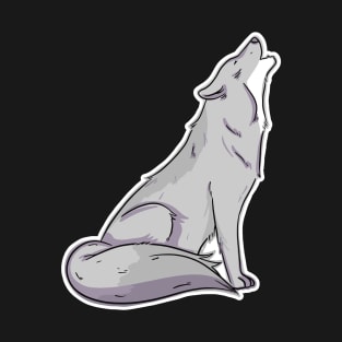 Wolf Illustration T-Shirt