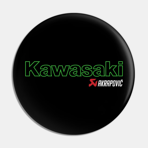 Kawasaki Akrapovic Pin by tushalb