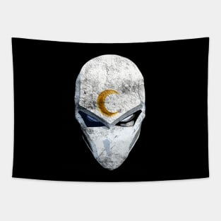 Moon Knight Mask, distressed Tapestry