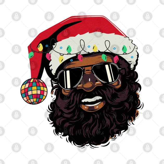 Afro Santa by MZeeDesigns