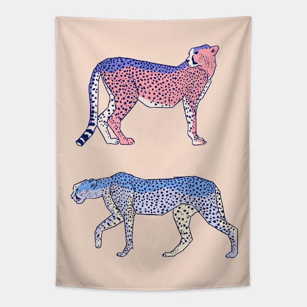 Cheetah 2 Tapestry by fernandaschallen