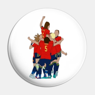 Goal celebration Spanish National Team Pin