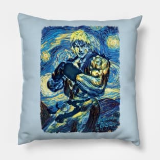 Street Fighter Van Gogh Style Pillow