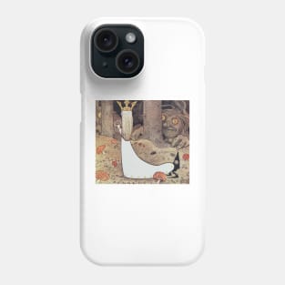 Dag and Daga, and the Flying Troll of Sky Mountain - John Bauer Phone Case