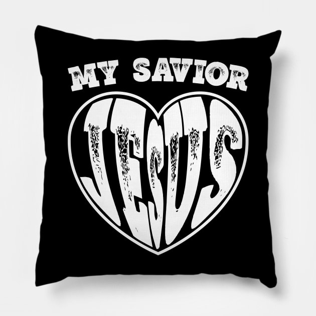 I love my savior Jesus Pillow by Emma