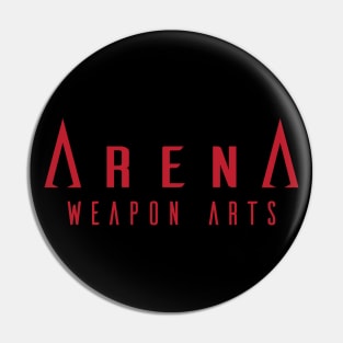 Arena Weapon Arts, Full Logo - Red Pin