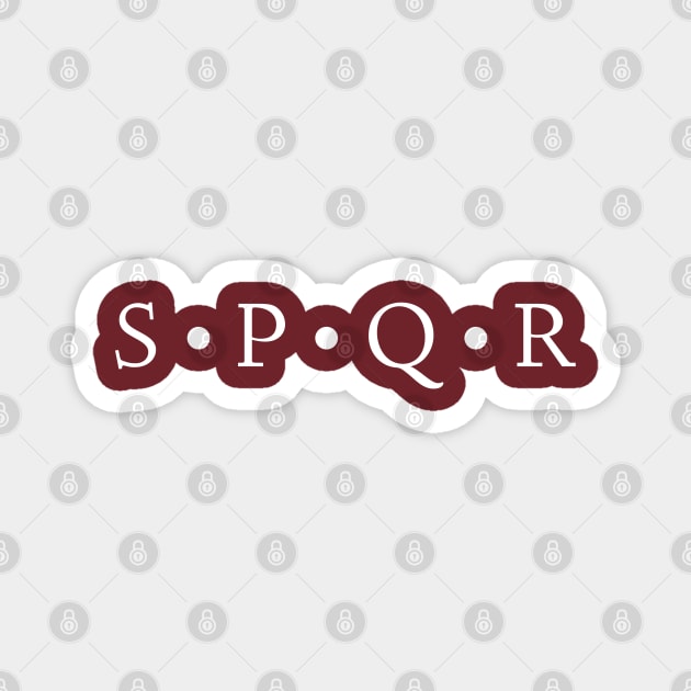 SPQR Magnet by pepques