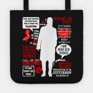 Alexander Hamilton Quotes Tote