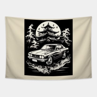 Racing Vintage JDM cars Retro Japanese Domestic Market Tapestry