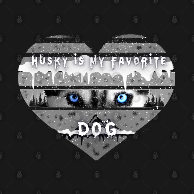 The husky is my favorite dog - winter dog by Smiling-Faces