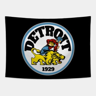 Detroit Lions 1934-1945 Version 2 Tapestry