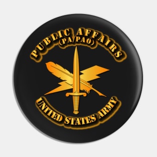 Army - Public Affairs Branch w txt Pin