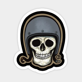 Skull Helmet Magnet