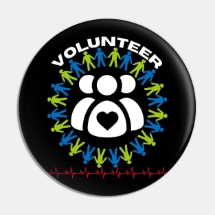 Spread Love with Volunteerism: Inspiring Designs Pin