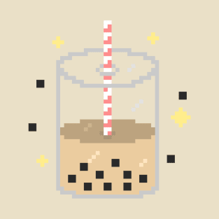 Pixel bubble tea T-Shirt