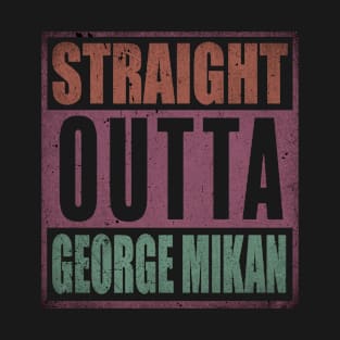 Vintage Proud Basketball Name Mikan Retro Style Straight Outta T-Shirt