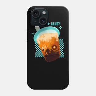 1UP Digital Brown sugar Boba tea Phone Case