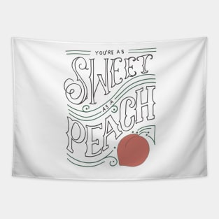 sweet as a peach Tapestry