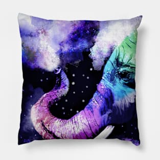 Galaxy Elephant Pillow