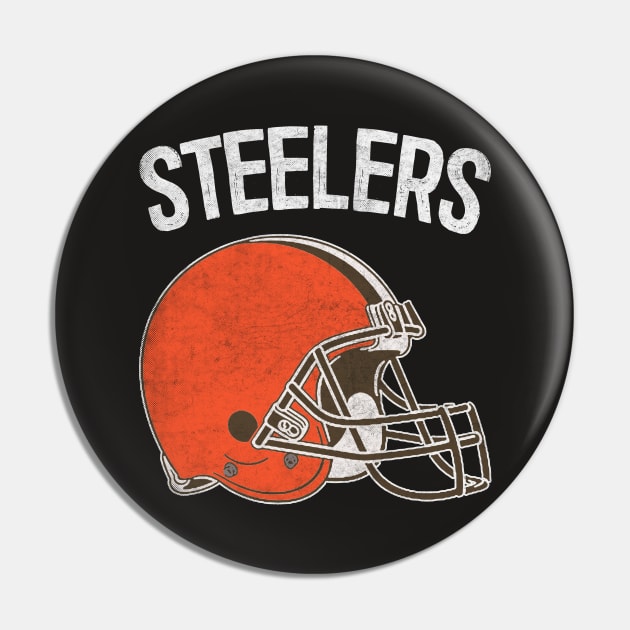 Cleveland Browns/Pittsburgh Steelers Meme Mashup Design Pin by DankFutura