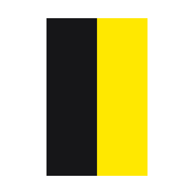 Watford Black and Yellow Half Jersey by Culture-Factory