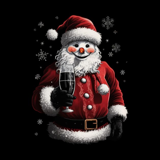 Santa snowman by ArtVault23