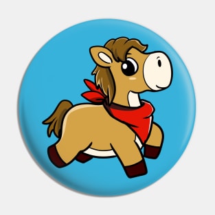 Bandana Horse Pin