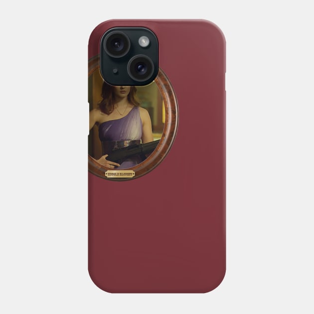 Nicole Haught - Oval Frame Phone Case by pasnthroo