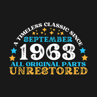 A timeless classic since September 1963. All original part, unrestored T-Shirt