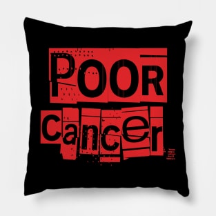 Poor Cancer-Horoscope Pillow