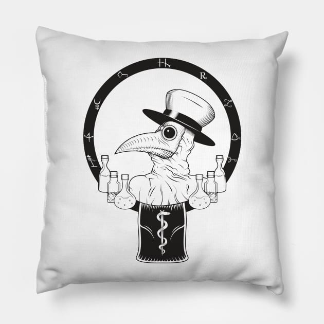 Plague Doctor Pillow by ThisIsGevork