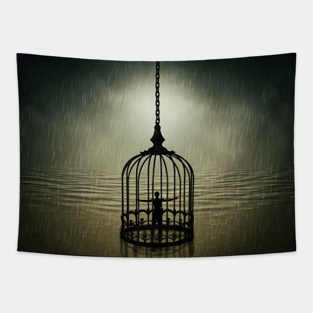 caged Tapestry by psychoshadow