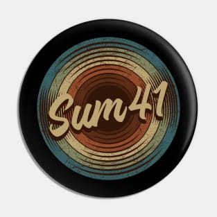 Sum 41 Vintage Vinyl Pin