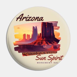 Arizona Sun Spirit Monument Valley Series Pin