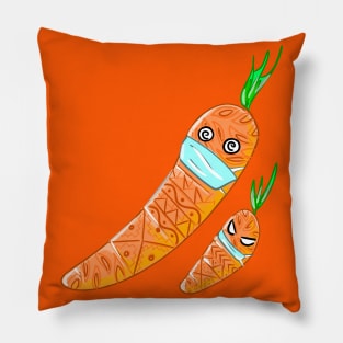 baby carrot challenge Pillow