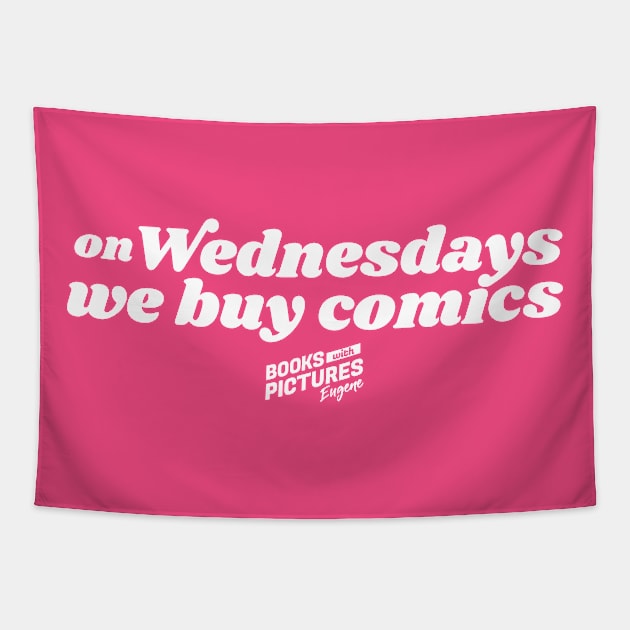 On Wednesdays We Buy Comics Tapestry by bwp_eug