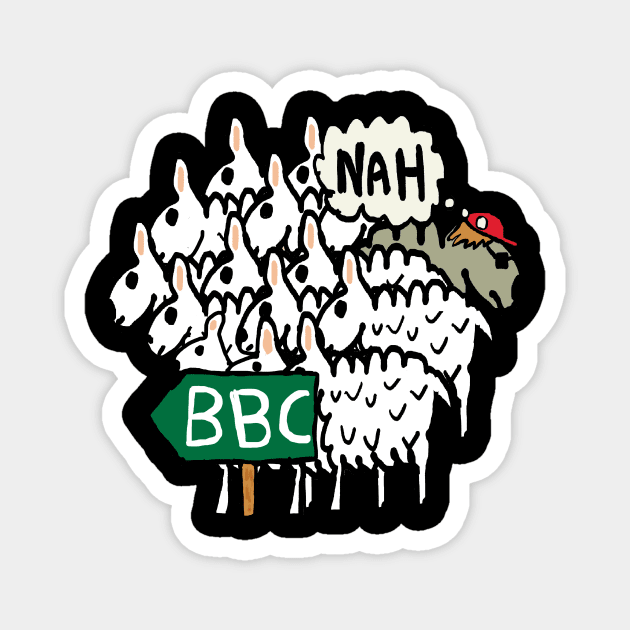 Anti BBC Magnet by Mark Ewbie