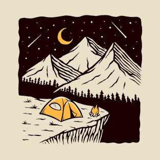 Camping: Go Outside! T-Shirt