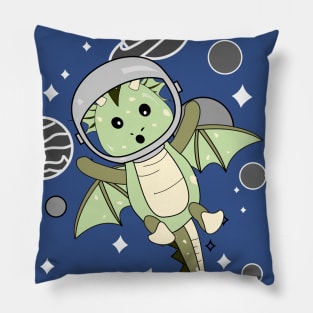 Astronaut flying Dino Pillow