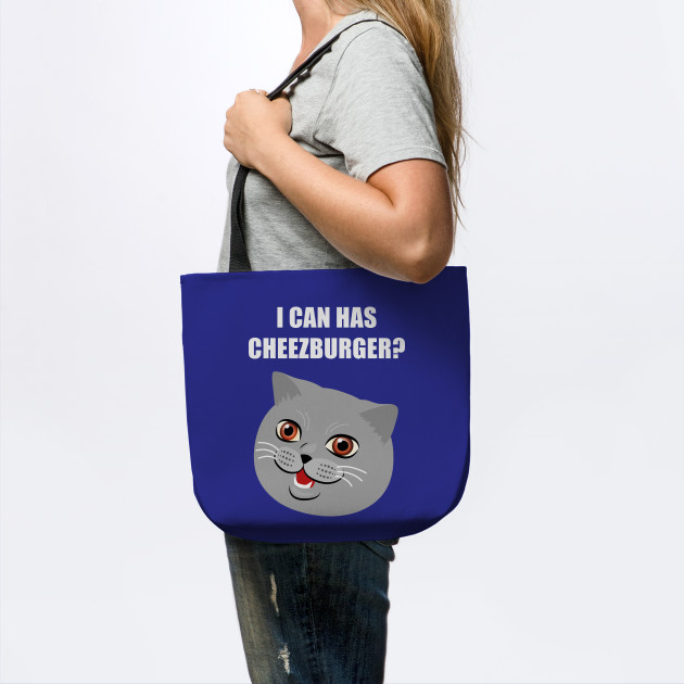 Funny Cat Meme Can I Has Cheezburger Memes Tragetasche
