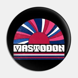 Proud To Be Mastodon Personalized Name Limited Edition Pin